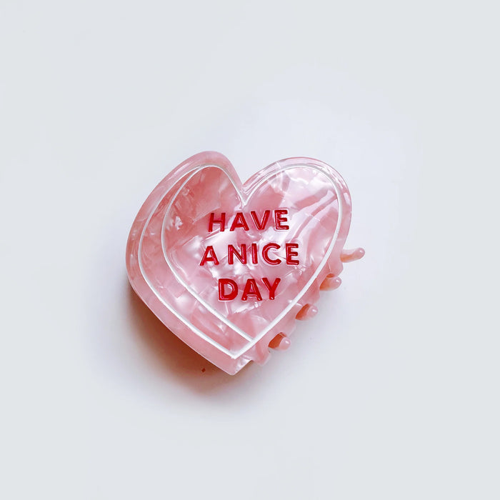 Conversation Heart Hair Claw by Have A Nice Day