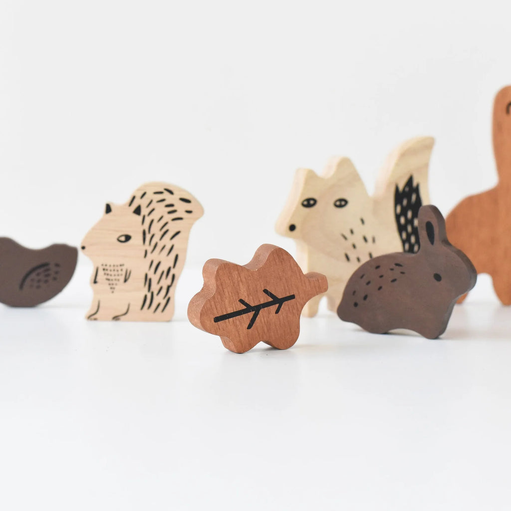 Woodland Animals Wooden Puzzle by Wee Gallery