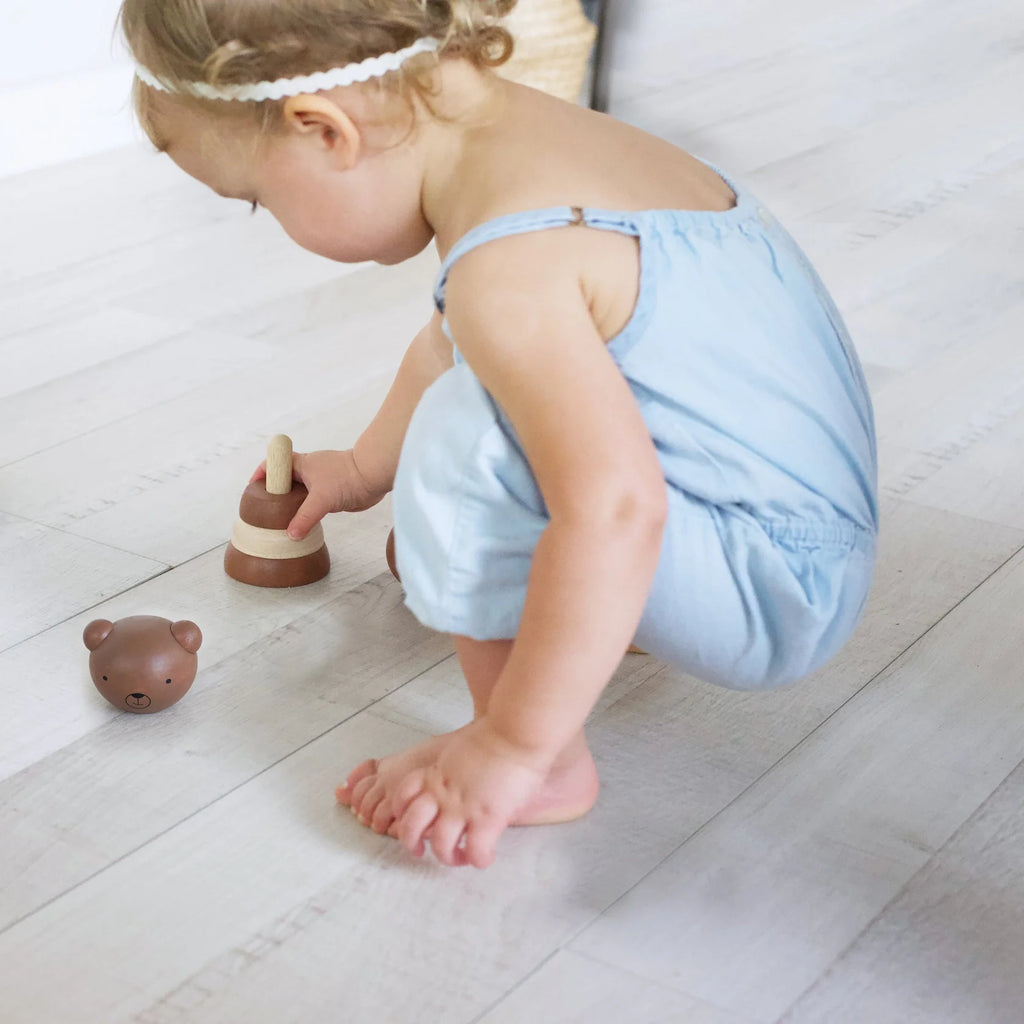 Wood Stacker - Bear by Wee Gallery