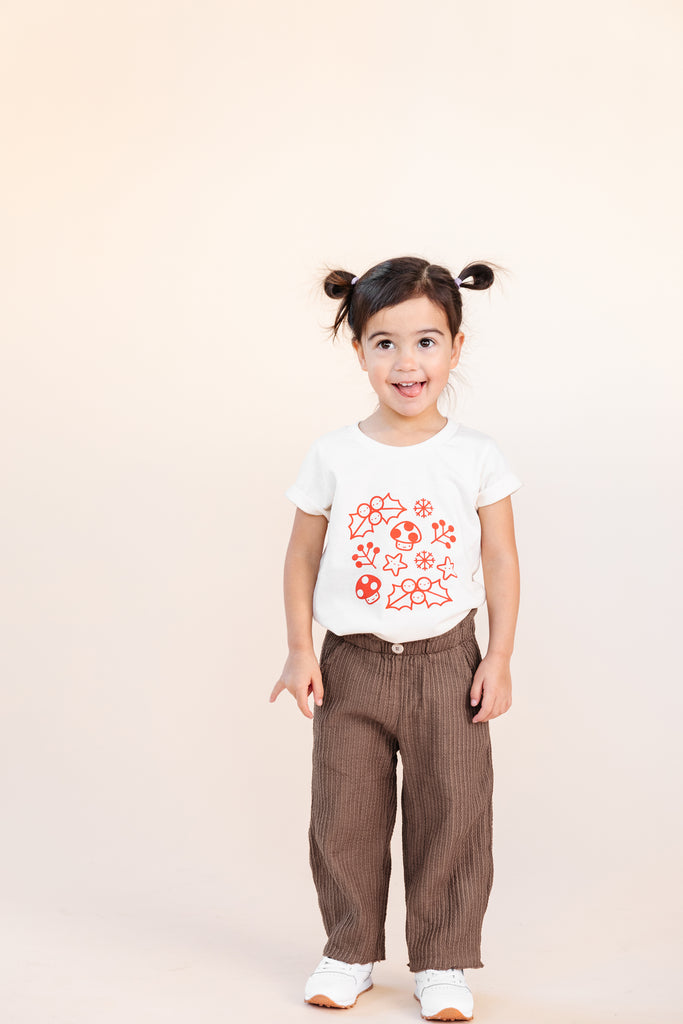 Woodland Holiday Baby + Kid + Adult Tee