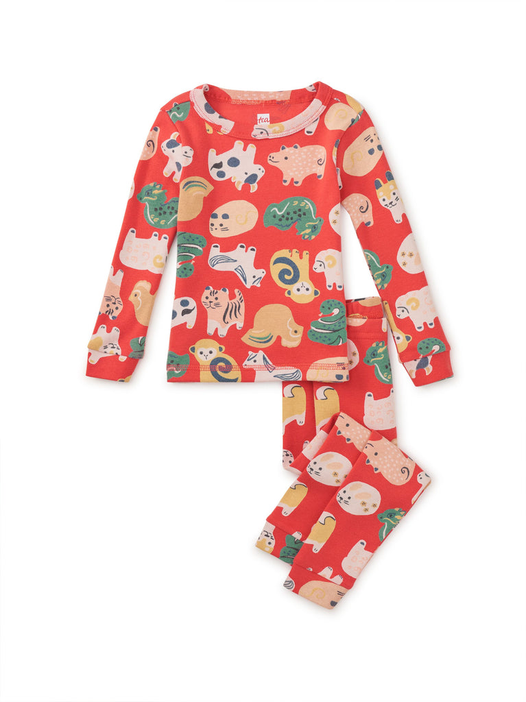 Lunar New Year Animals PJ Set by Tea Collection