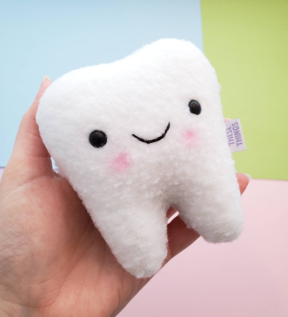 Blushin' Tooth plushie by These Things