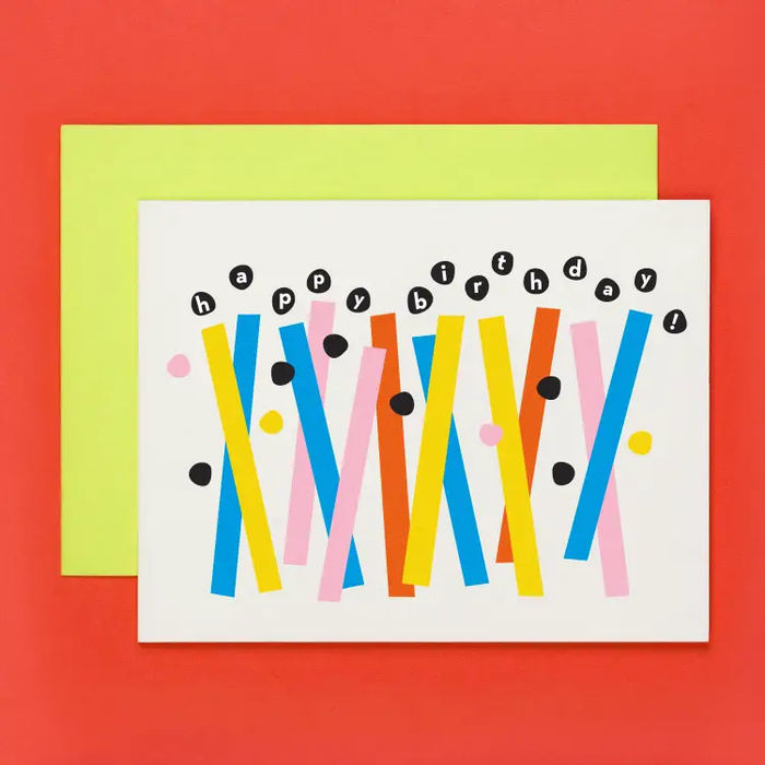 Abstract Birthday Candles Card by My Darlin'