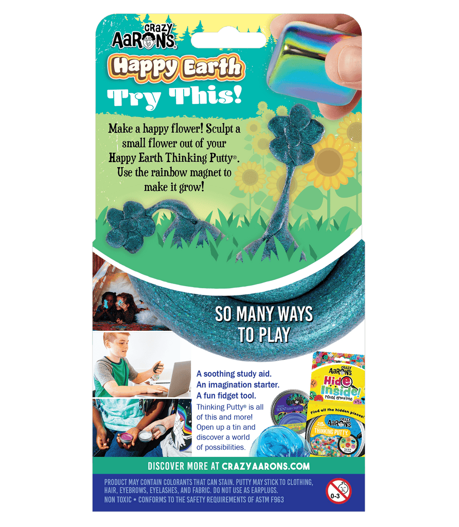 Happy Earth Thinking Putty by Crazy Aarons