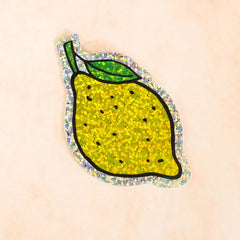 Glitter Lemon Sticker by Jenny Lemons