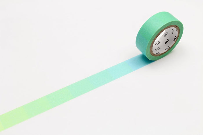 Fluorescent Gradation Blue x Yellow Washi Tape by MT Kamoi Kakoshi