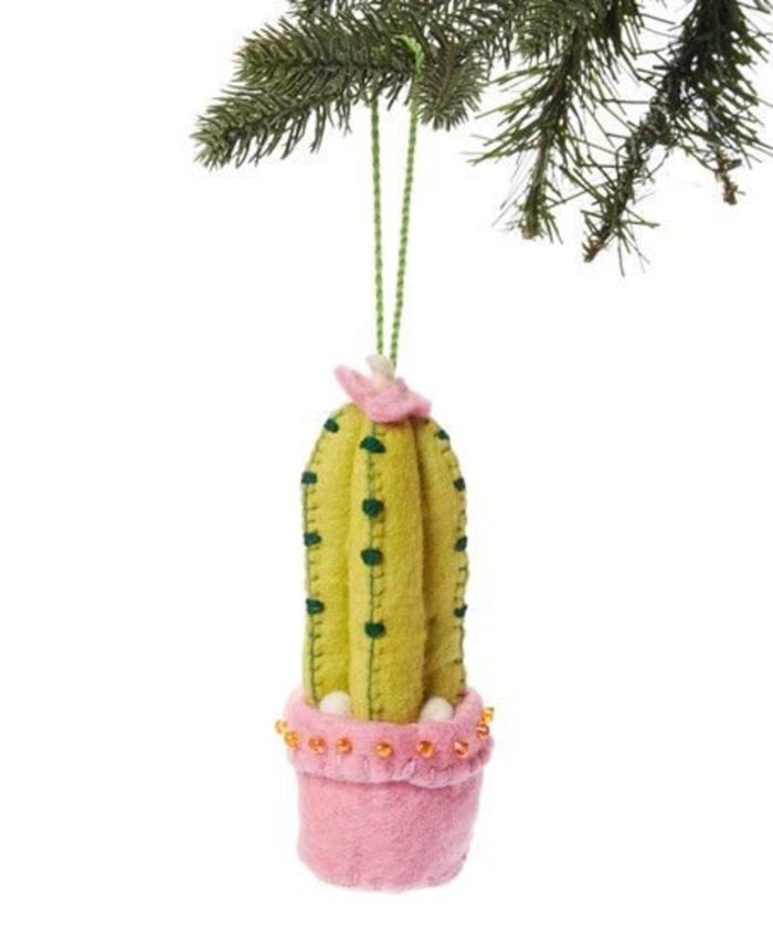 SALE Spiny Cactus Ornament by Silk Road Bazaar