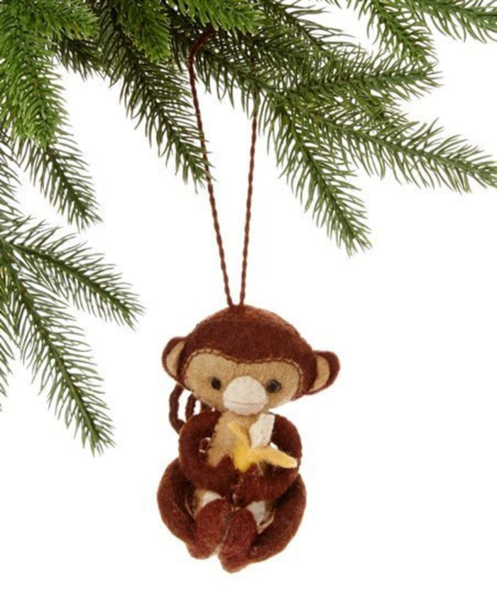 SALE Monkey Ornament by Silk Road Bazaar